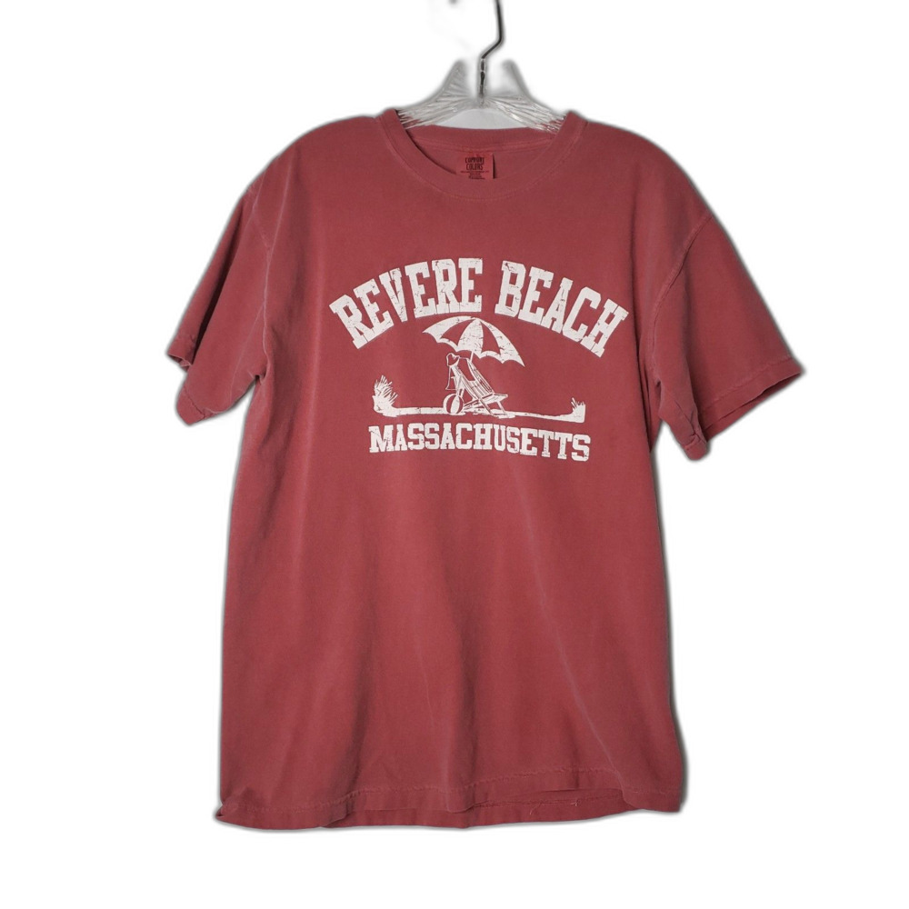 Revere Beach Massachusetts Red T Shirt Size Medium